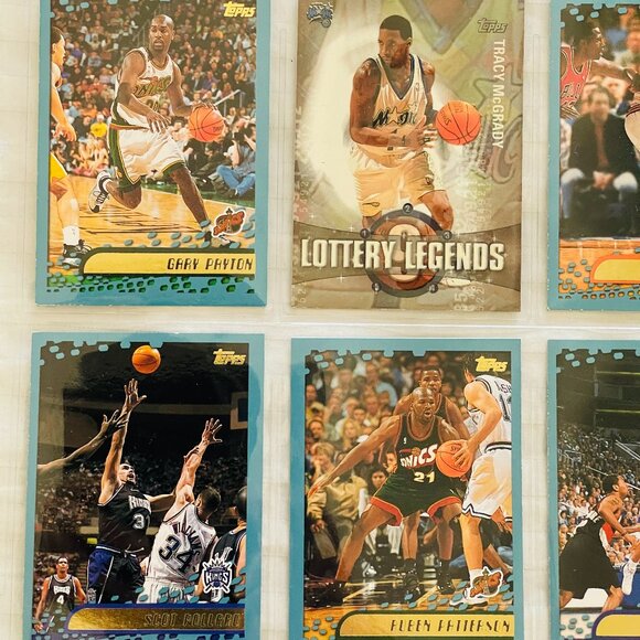 Lot of 9 BASKETBALL SPORTS CARDS. - Picture 7 of 8